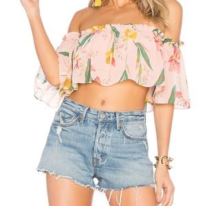 Two piece set parson and nix short in ballet